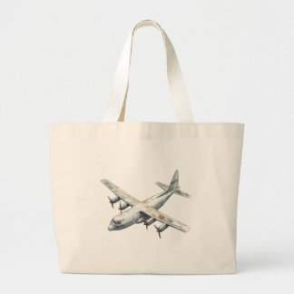 Aeroplane Large Tote Bag