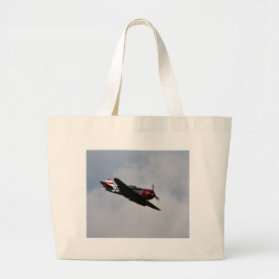 Aeroplane Large Tote Bag