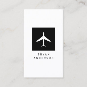 Aeroplane Logo Business Card