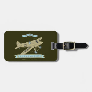 aeroplane luggage tag