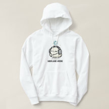 Aeroplane Mode On - Cute Tired Character Headphone