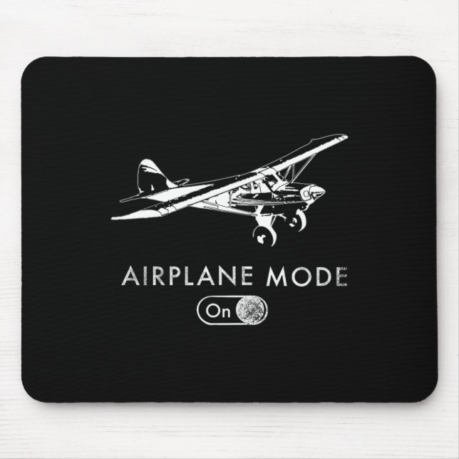 Aeroplane Mode On Pilot Super Bush Cub  Mouse Pad (Front)