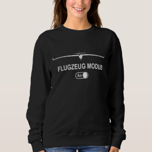 Aeroplane Mode Sailflyers Pilot Sailflight Sweatshirt