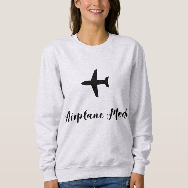 Aeroplane Mode Women's Sweatshirt (Front)