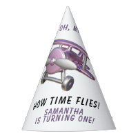 Aeroplane Oh My Time Flies Travel First Birthday