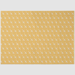 Aeroplane on Butterscotch Tissue Paper
