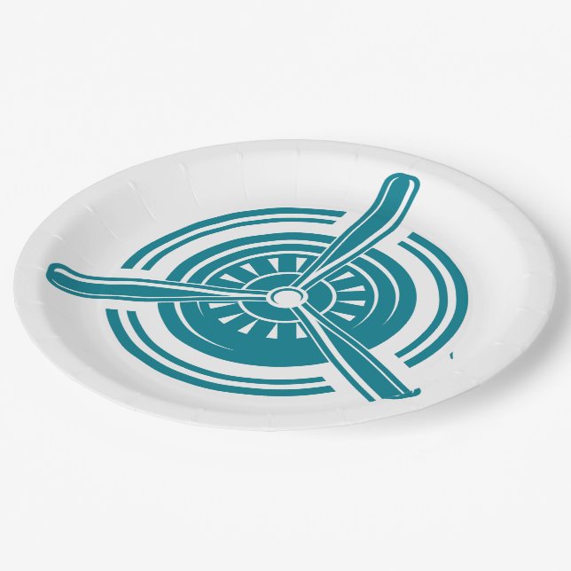 Aeroplane Paper Plate (Angled)