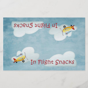 Aeroplane Party Snack Bag Topper - Blue