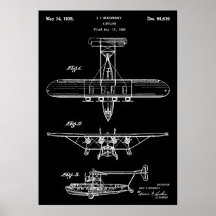 Aeroplane Patent Poster