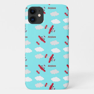 Aeroplane pattern on blue Case-Mate iPhone case