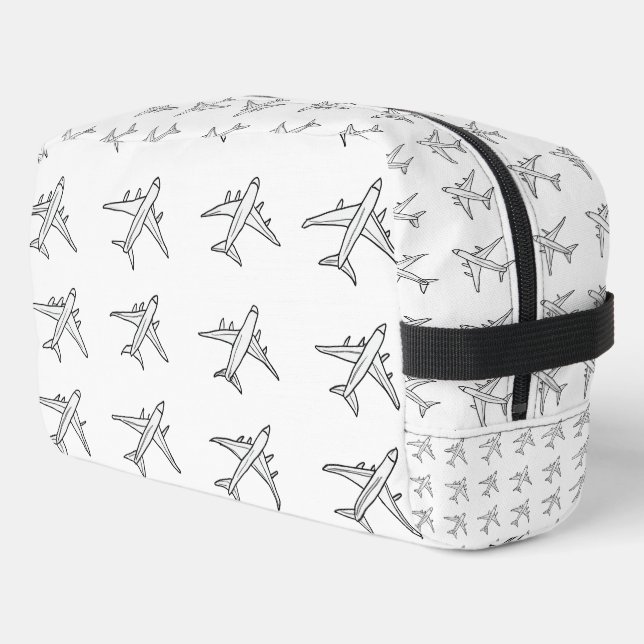 Aeroplane Pattern Pouch (Left Corner)