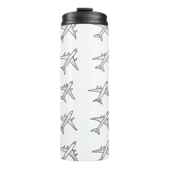 Aeroplane Pattern Tumblers (Front)
