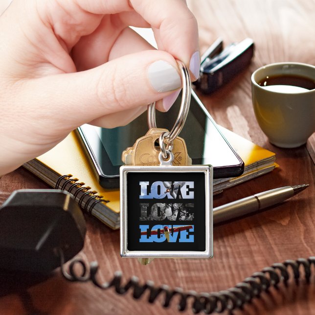 Aeroplane Photos in LOVE frame, Aviation Birthday Key Ring (Creator Uploaded)