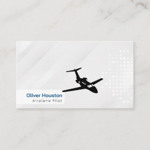Aeroplane Pilot Aviation Business Card