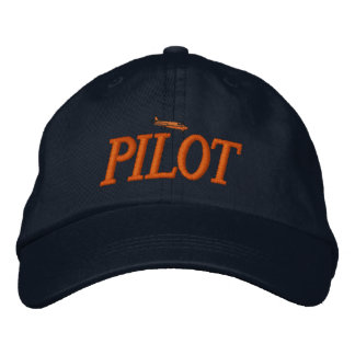 Aeroplane Pilot Embroidered Hat