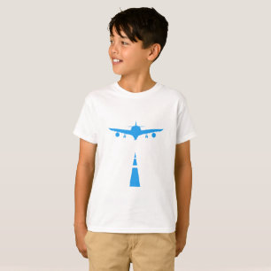 Aeroplane Pilot Heartbeat  Funny Flyer Flying Gift T-Shirt