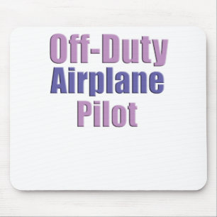 aeroplane pilot mouse pad