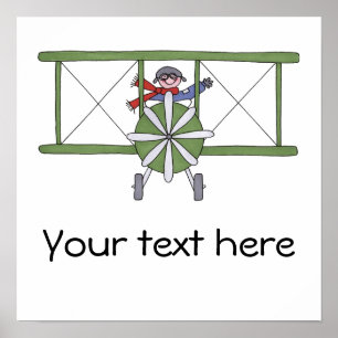 Aeroplane Pilot Poster