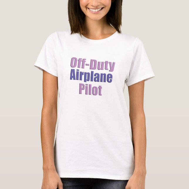 aeroplane pilot T-Shirt (Front)