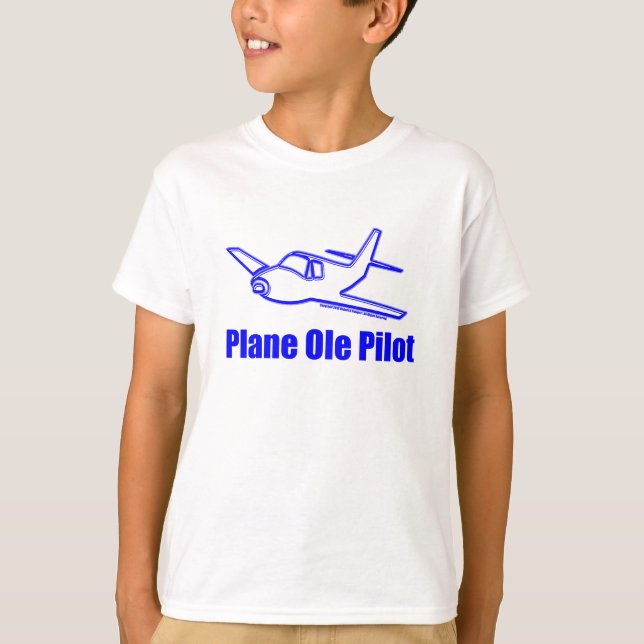 Aeroplane Pilot T-Shirt (Front)