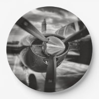 Aeroplane propeller Black and White