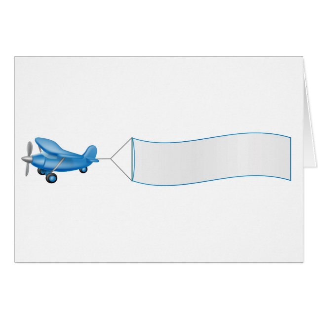 Aeroplane pulling banner (Front Horizontal)