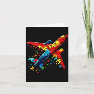 Aeroplane Puzzle Horror Puzzle Kids Toddler Boys A Card