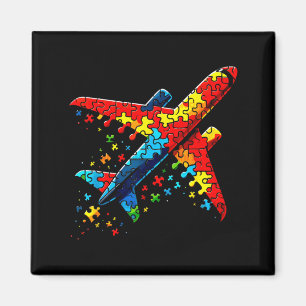 Aeroplane Puzzle Horror Puzzle Kids Toddler Boys A Magnet