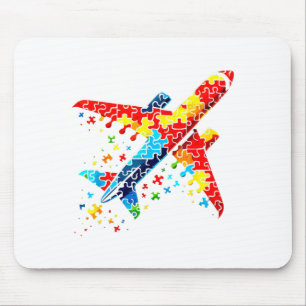 Aeroplane Puzzle Horror Puzzle Kids Toddler Boys A Mouse Pad