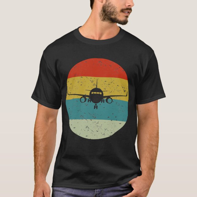 aeroplane retro vintage T-Shirt (Front)