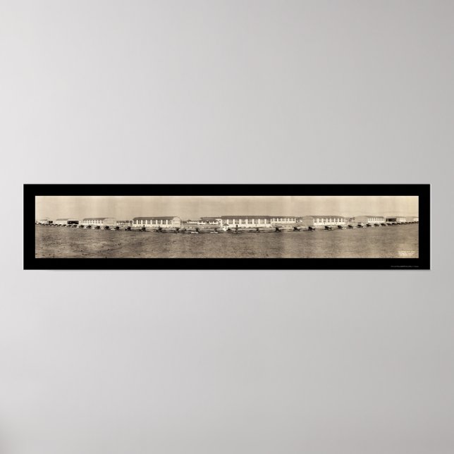 Aeroplane San Antonio Photo 1918 Poster (Front)