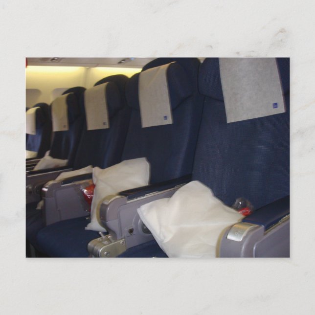 Aeroplane Seats Postcard (Front)