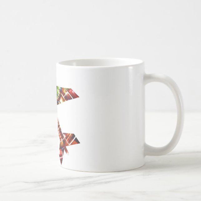 Aeroplane - Sparkling Red Cool Design Coffee Mug (Right)