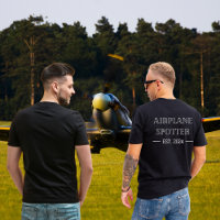 Aeroplane Spotter Est. 20xx Custom Aviation T-Shir