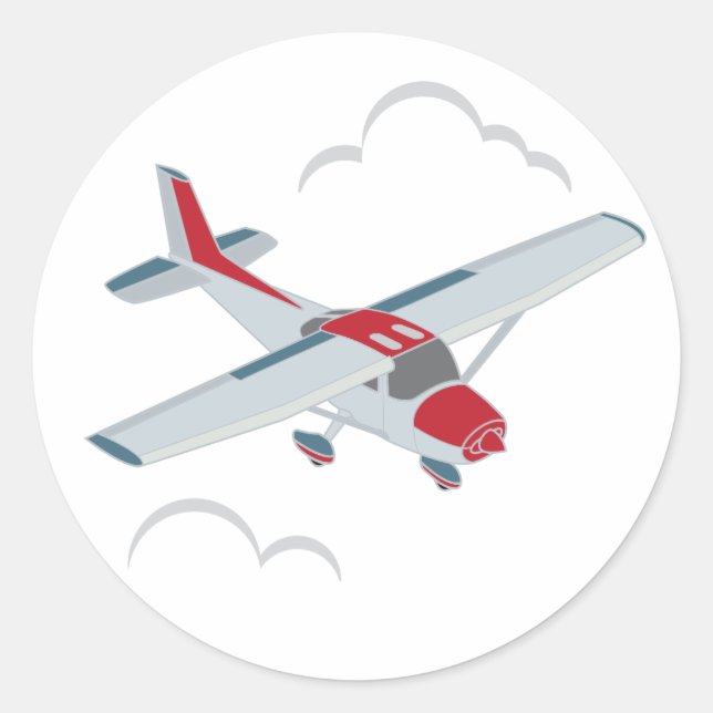 Aeroplane Sticker seal (Front)