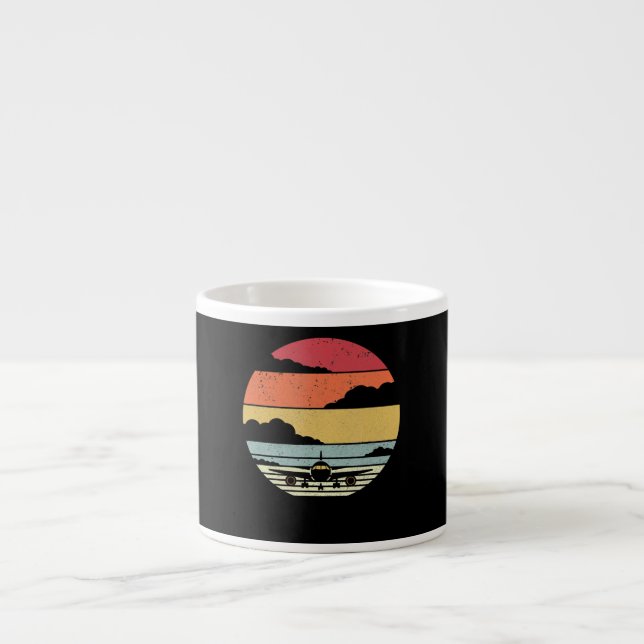 Aeroplane Style Pilot Espresso Cup (Front)