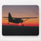 Aeroplane Sunset Mouse Pad