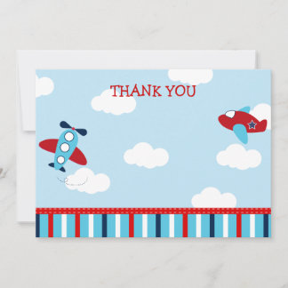 Aeroplane Thank You Cards