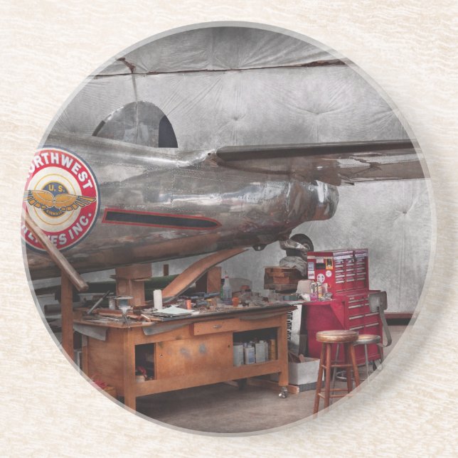 Aeroplane - The repair hanger Coaster (Front)