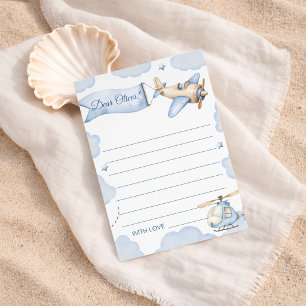Aeroplane Time Flies Birthday Time Capsule Card