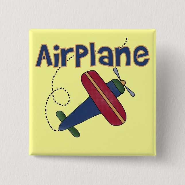 Aeroplane Tshirts and Gifts 15 Cm Square Badge (Front)
