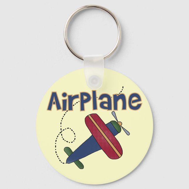 Aeroplane Tshirts and Gifts Key Ring (Front)