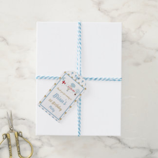 Aeroplane/ Up Up And Away Birthday Tags