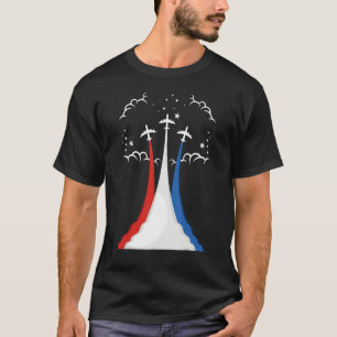 Aeroplane Usa 4th Of July Aircraft Mechanic Americ T-Shirt