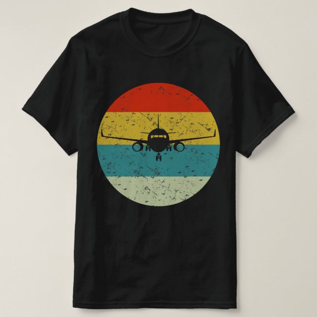 aeroplane vinatge 70s T-Shirt (Design Front)