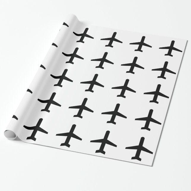 Aeroplane Wrapping Paper (Unrolled)