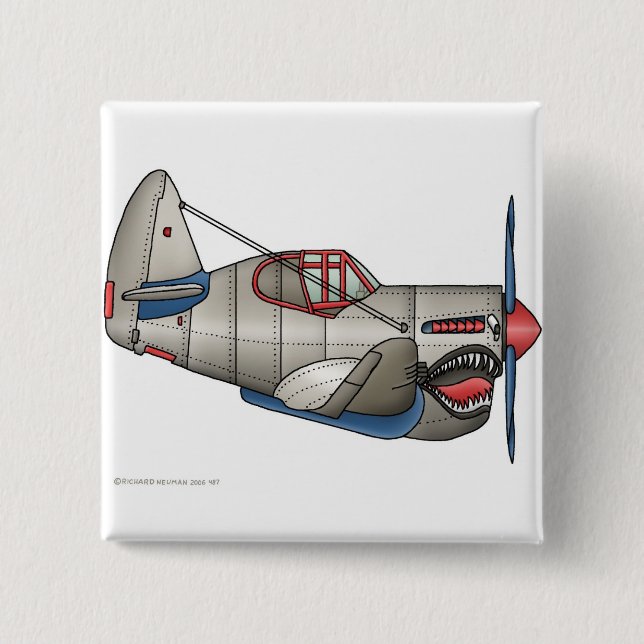 Aeroplane WW2 Fighter Plane Pins (Front)