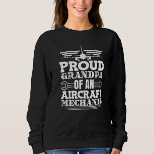 Aeroplanes Aviation Proud Grandpa Of An Aircraft M Sweatshirt