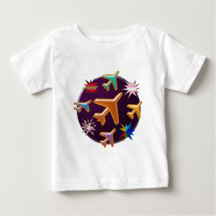 Aeroplanes Baby T-Shirt