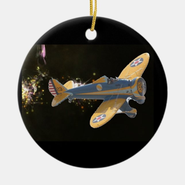 aeroplanes christmas ornament (Front)